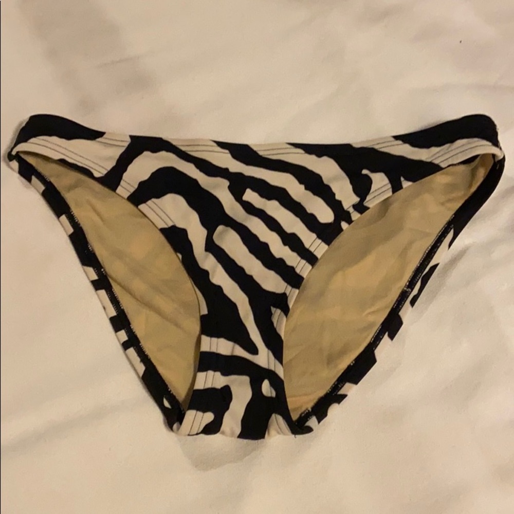 zebra print bikini bottoms